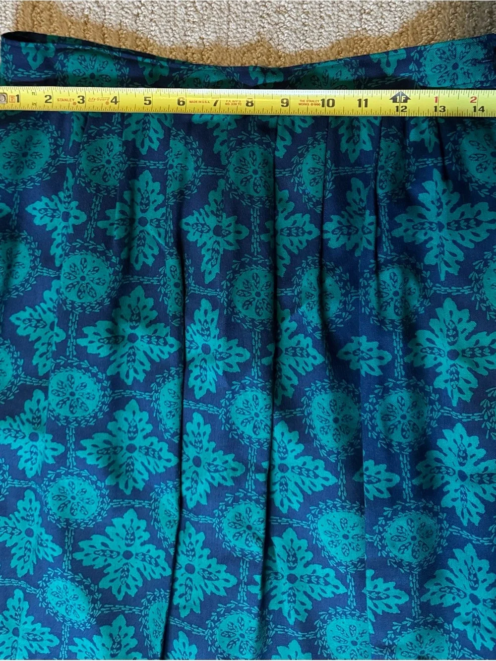 Vintage 80s Pendleton Country Sophisticates 2 Pc Skirt Blouse Set Size 8 USA